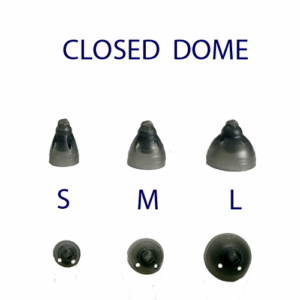 Kopułki PHONAK Closed Dome S (małe) – 10 sztuk do aparatów słuchowych