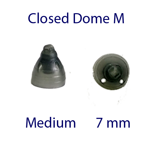Kopułki PHONAK Closed Dome M (średnie) – 10 sztuk do aparatów słuchowych