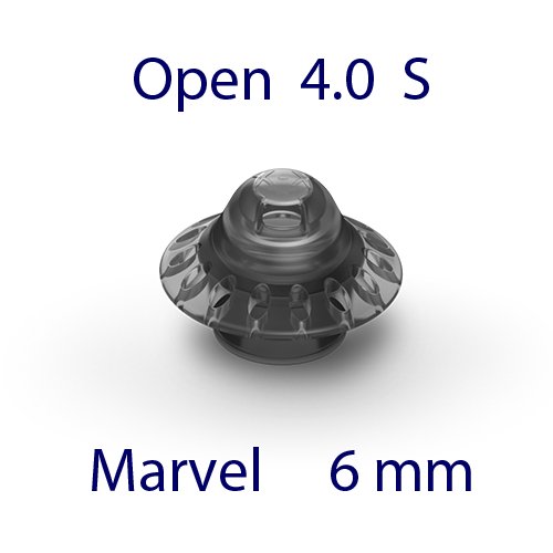 Kopułki Phonak Open Dome 4.0 S – do aparatów słuchowych, rozmiar Small (6 mm)