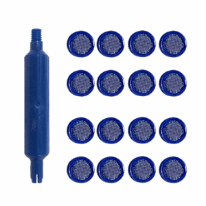 19813781_1.png Zestaw filtrów HF3 BLACK 16 szt. + wybierak (niebieskie – lewe) – ochrona aparatów słuchowych przed woskowiną