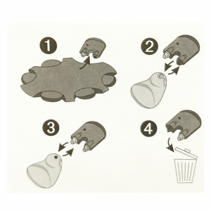 20705843_2.png Zestaw filtrów Prowax 6 szt. do aparatów słuchowych Oticon i Bernafon