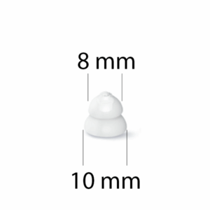 21757874_1.png Kopułki Click Dome double 10mm (6 szt.) – do aparatów słuchowych RIC: Signia, Siemens, Audio Service