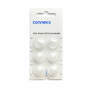21757876.png Kopułki Click Dome double 10/12 mm (6 szt.) – do aparatów słuchowych RIC: Signia, Siemens, Audio Service
