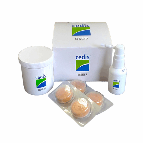 Zestaw Cedis do czyszczenia i osuszania aparatów słuchowych ITE, ITC, CIC