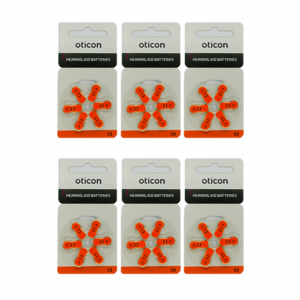 23686167.png Baterie OTICON typ 13 / PR48 – zestaw 36 sztuk do aparatów słuchowych