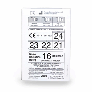 Phonak Serenity Choice™ Motorsport – zatyczki do uszu z filtrem akustycznym dla motocyklistów i fanów sportów motorowych