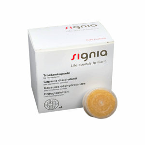 Kapsuły osuszające Signia – zestaw 4 sztuki do aparatów słuchowych