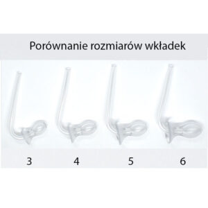 Wkładka uszna uniwersalna rozmiar 4 – wygodne dopasowanie do małych i średnich kanałów słuchowych