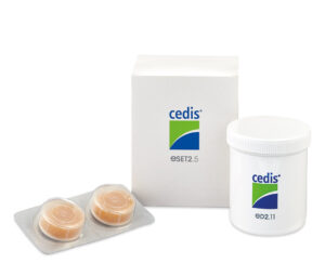 Cedis eSET2.5 – zestaw do suszenia aparatów słuchowych z kapsułami osuszającymi