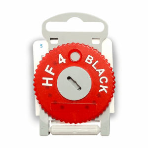 7172985.png Filtry HF4 BLACK 16 szt. + wybierak (czerwone – prawe) – ochrona aparatów słuchowych przed woskowiną