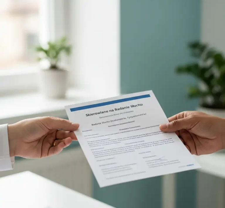 Dokument skierowania na badanie słuchu