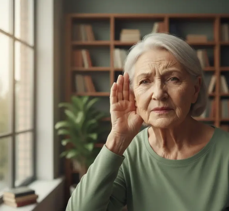 Starsza kobieta w bibliotece